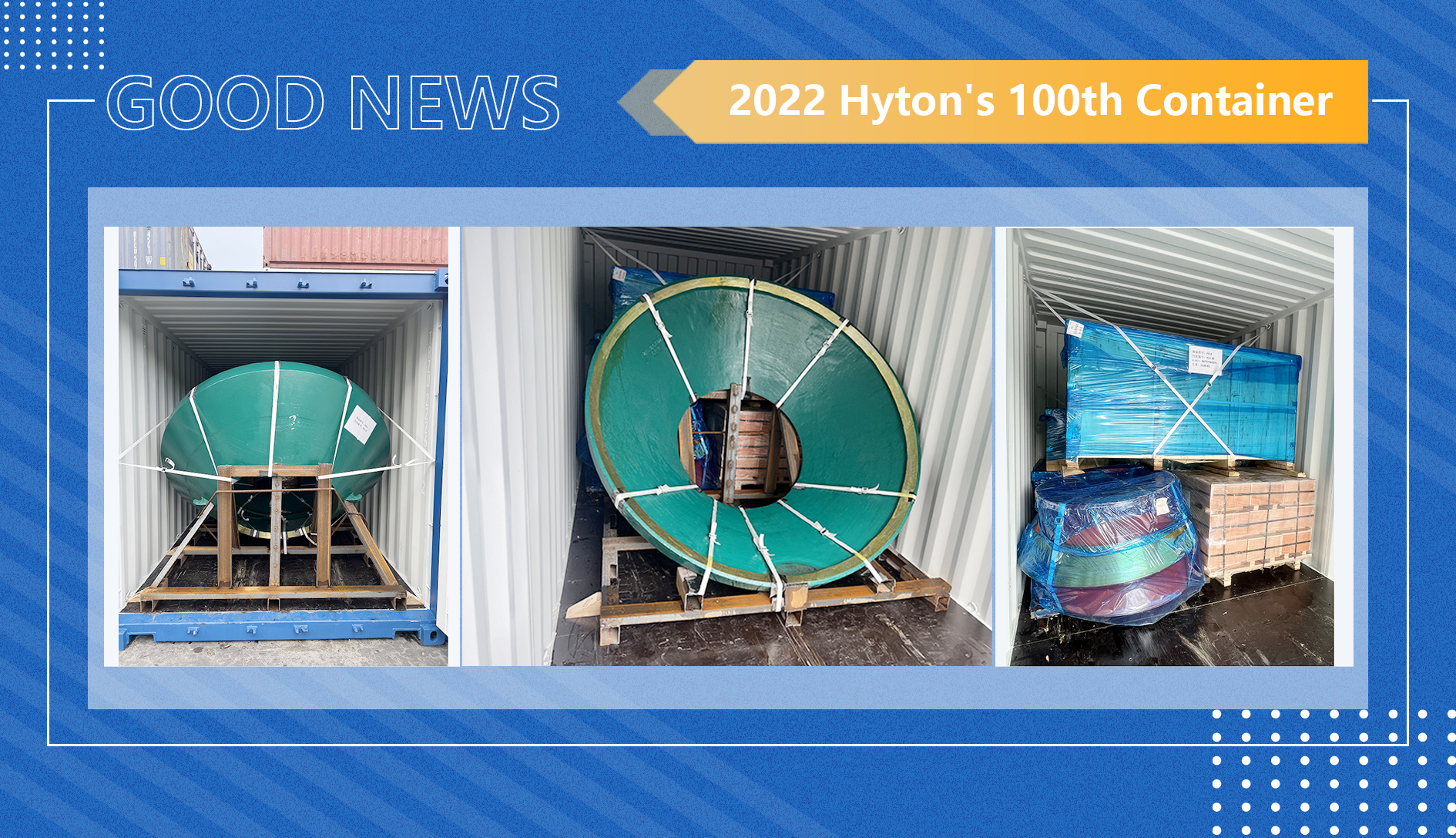 Поздравляем-2022 100-й контейнер Хитона готов к отправке